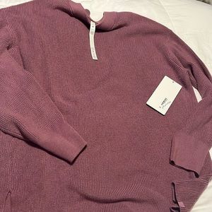 NWT Lululemon Size 12 Merino Wool-Blend Ribbed Crewneck Sweater